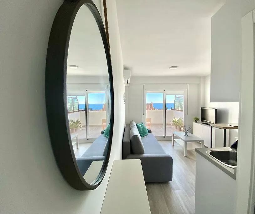 Balneario Estudio Con Terraza Playa A 400M Appartamento Málaga Spagna