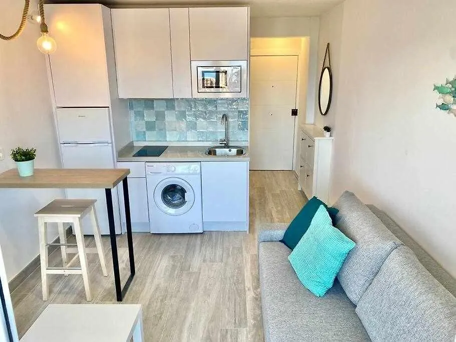 Balneario Estudio Con Terraza Playa A 400M Appartamento Málaga
